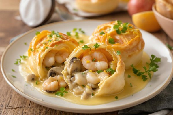 Le plat culte de nos grands-mères se réinvente avec poisson et crevettes pour un réveillon bluffant et plein de tendresse.jpg